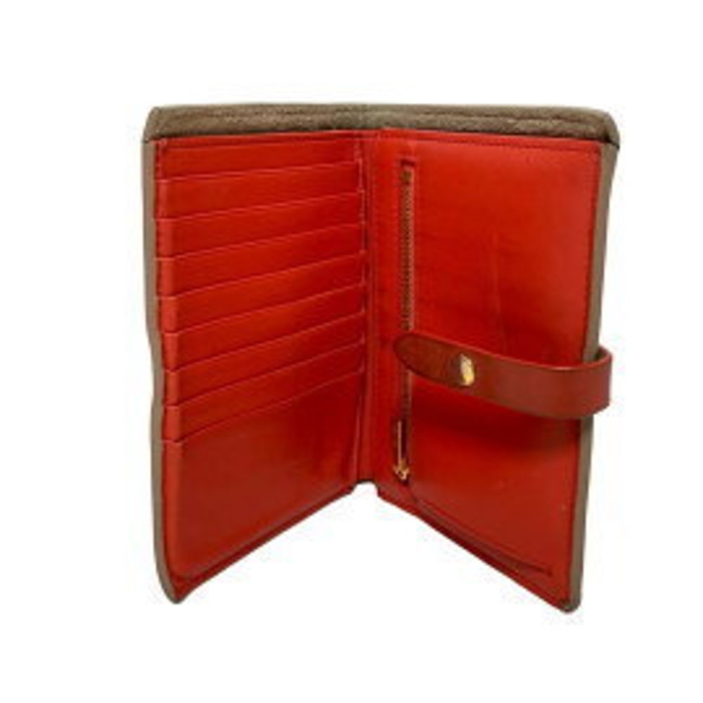 Celine Multi Function Wallet Beige Red Leather - image 3